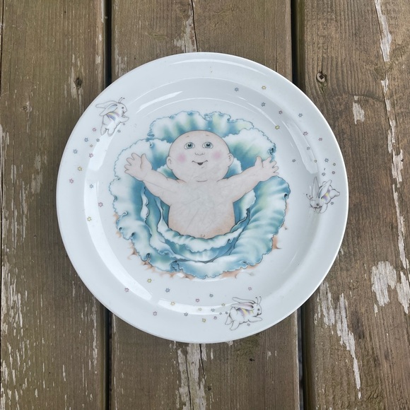 Royal Worcester Cabbage Patch Kids Fine Porcelain 8 Inch Plate Made in England - Picture 11 of 11